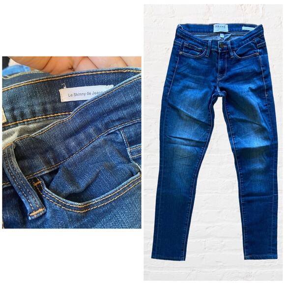 Frame Le Skinny de Jeanne jeans - Picture 1 of 6